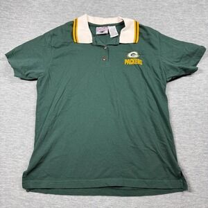 Game Day Polo Women S Green Green Bay Packers NFL Football Embroidered Team Logo